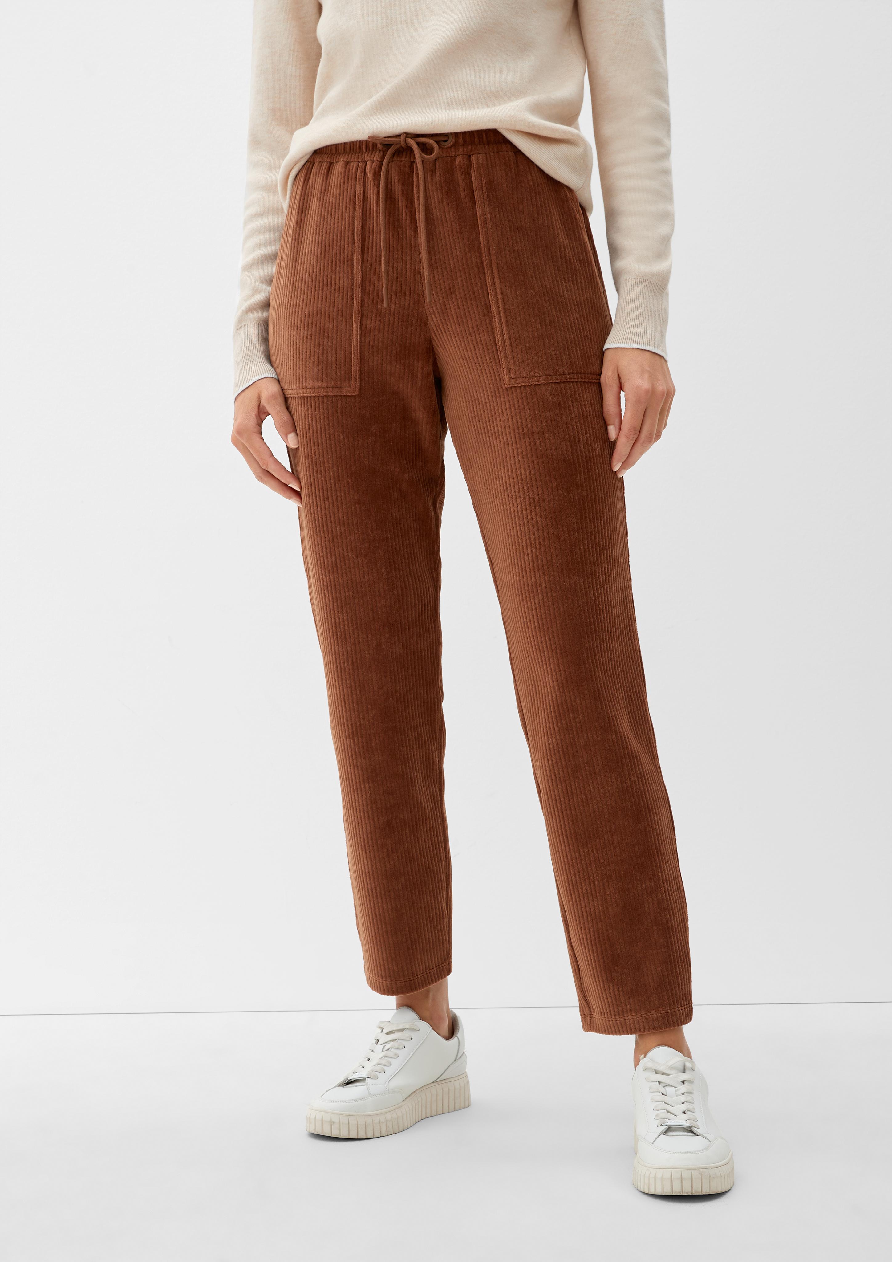 Cordhose aus Baumwollstretch  2121535-8764