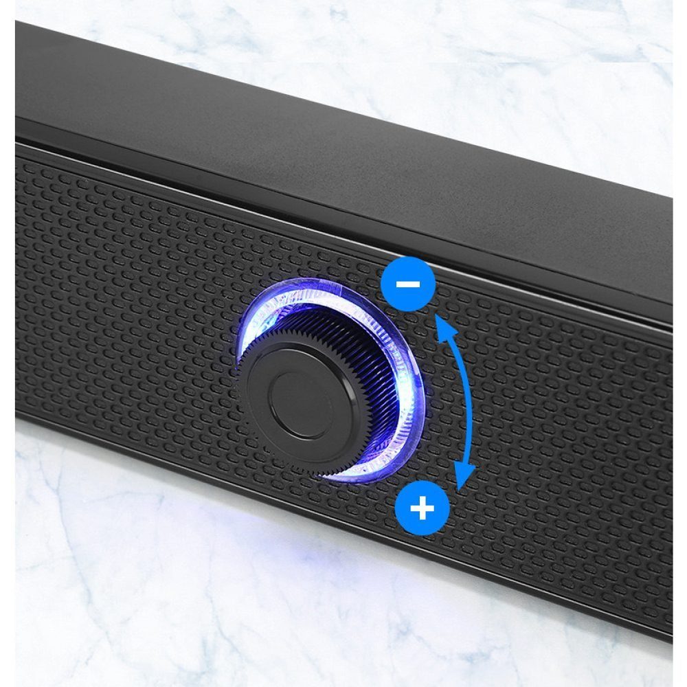 Gontence Soundbox-Computer,Intelligente Rauschunterdrückung Soundbar Soundbar