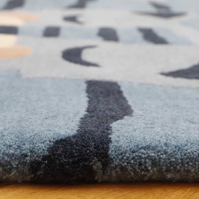 Tapis tigre 65x125cm BLUE TIGGER