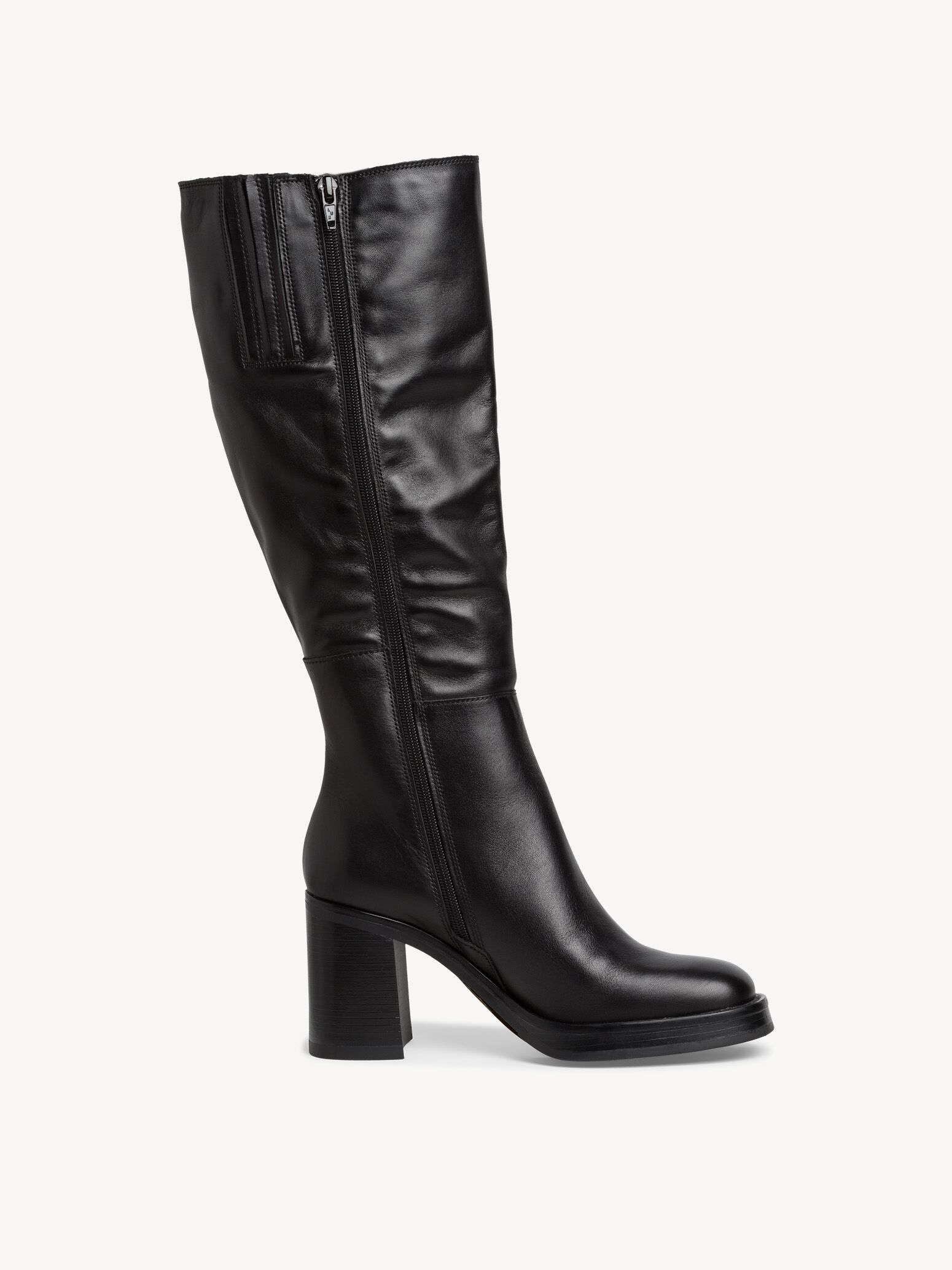 Bottes en cuir - noir