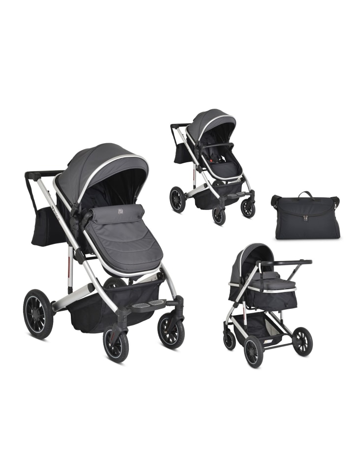 Moni Kombikinderwagen 2 in 1 Thira in grau günstig kaufen onesize