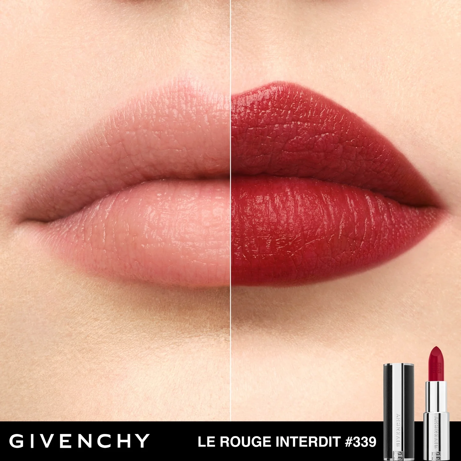 Le Rouge Interdit Barra de labios Seda Intensa