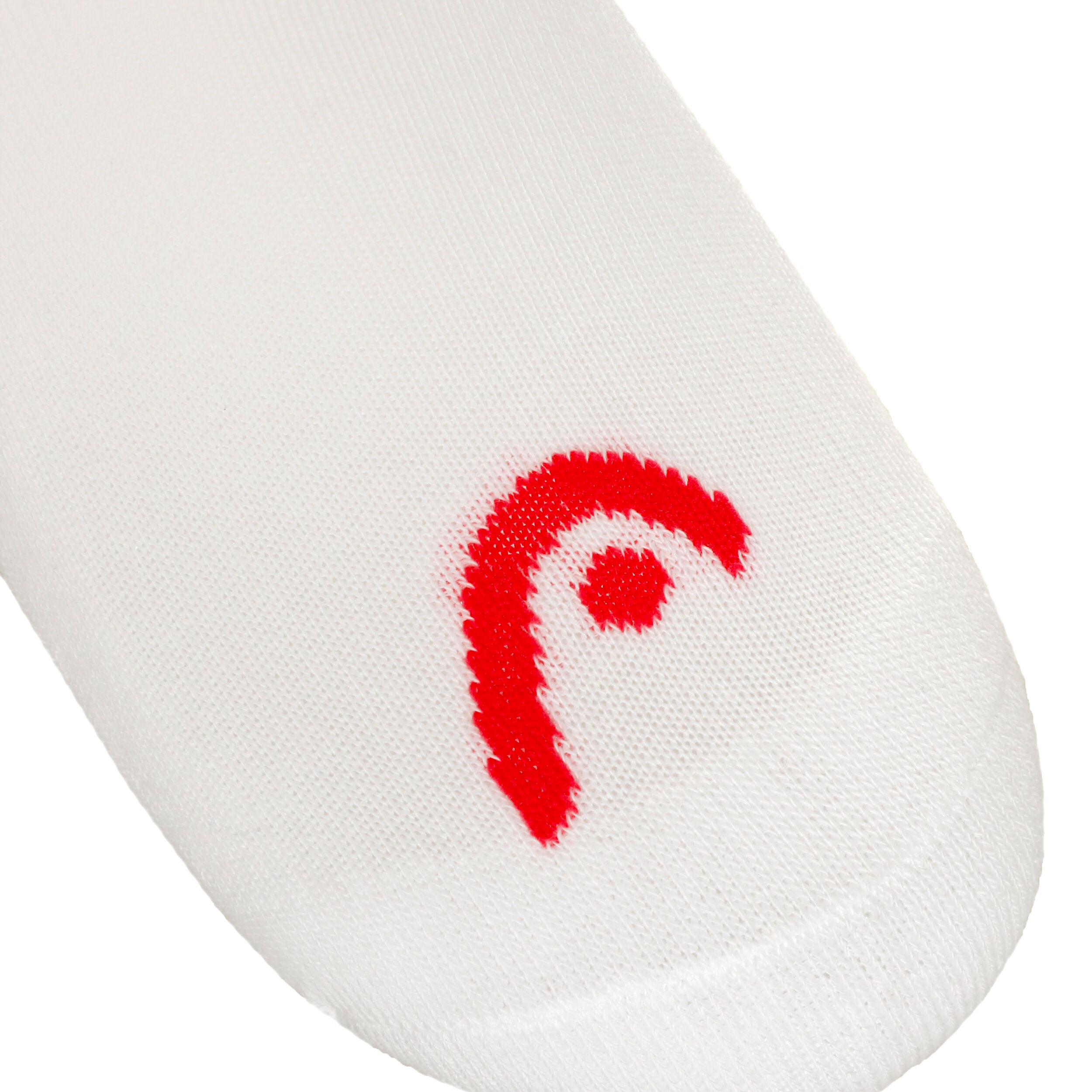 Long Tennissocken - Weiß, Rot