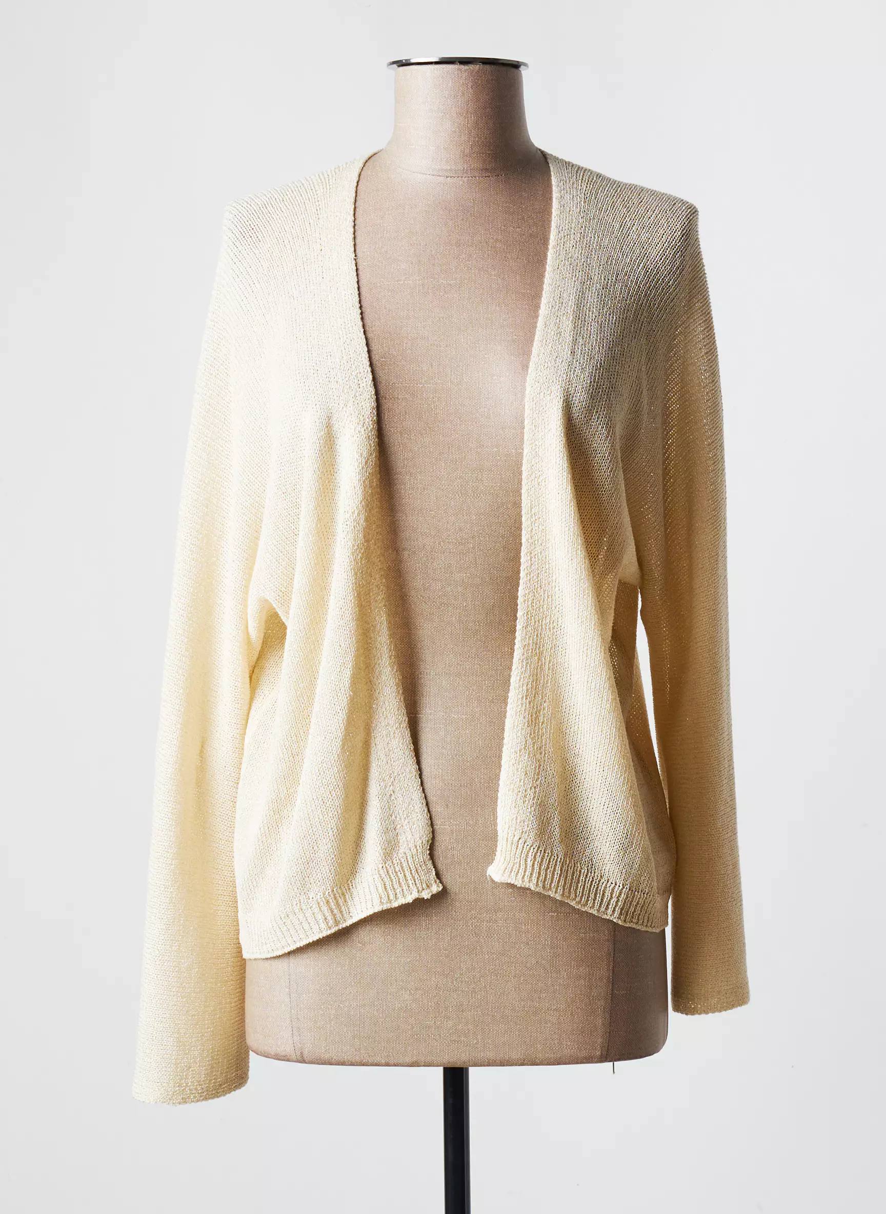 Molly Bracken Cardigans Femme couleur beige
