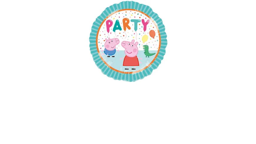 Amscan -  Folienballon PEPPA PIG rund S60