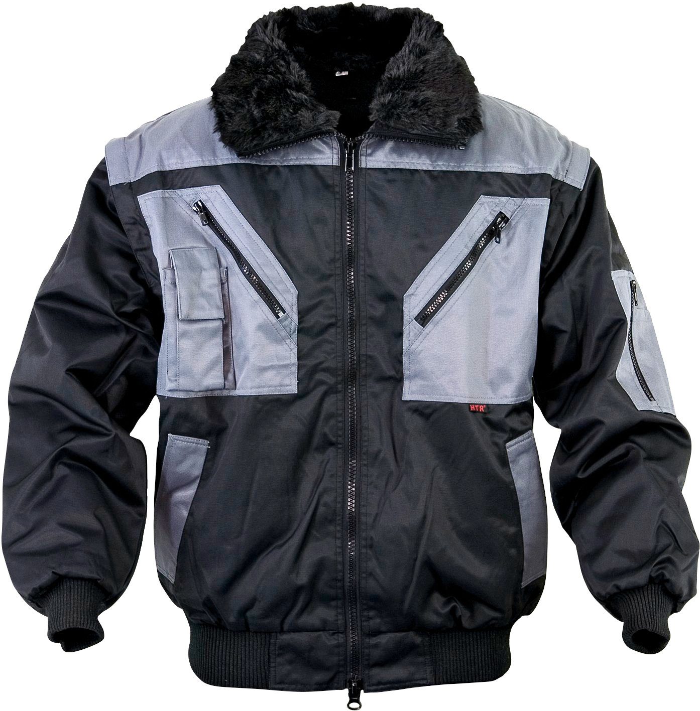 Norway Arbeitsjacke Pilot Pilotenjacke, wärmend, wasserabweisend, Ärmel abnehmbar (2-in-1 Jacke)