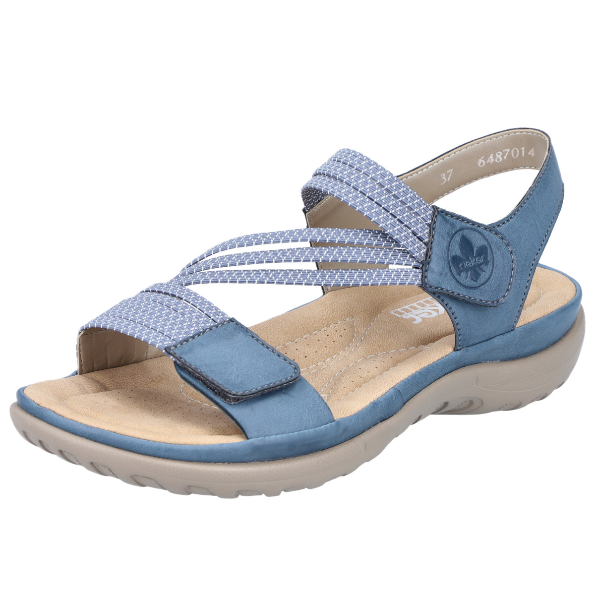 Rieker 64870 Sandale blau