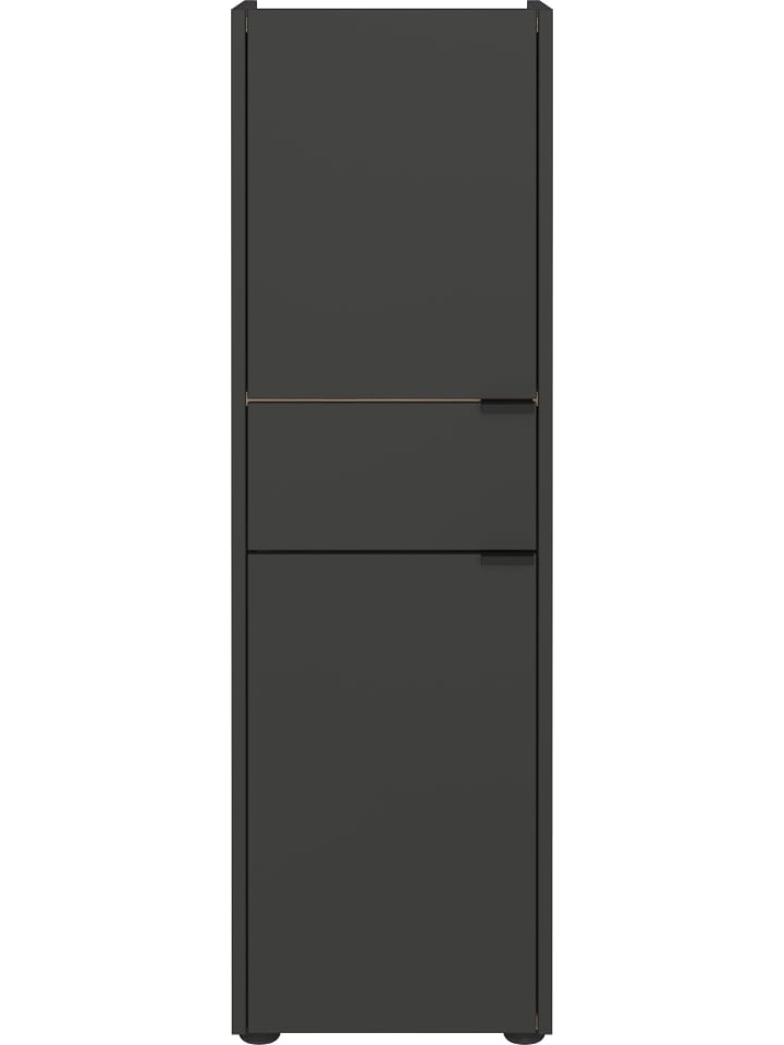 KADIMA DESIGN Schrank mit Schublade, 34x34x111 cm, leise Schließtechnik in Grau-Beige günstig kaufen onesize