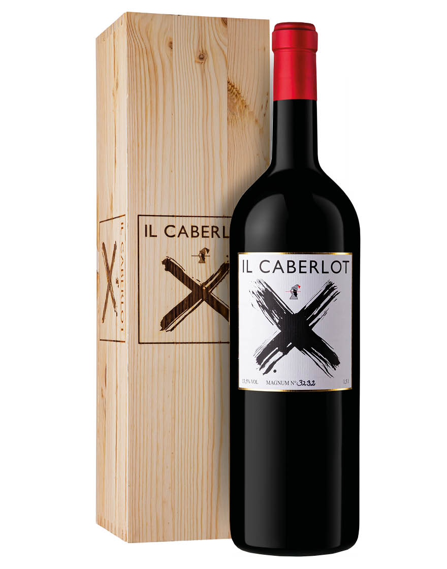 Toscana IGT Rosso Il Caberlot 2019 Carnasciale Magnum 1,5 ℓ, Caisse bois