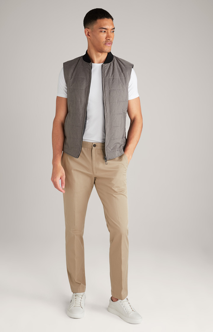 Steppweste Wilmot in Dunkelbeige