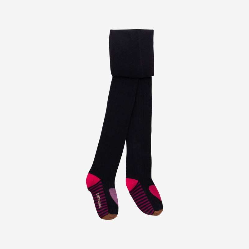 Collants bébé fille marine à coeurs bleus Catimini
