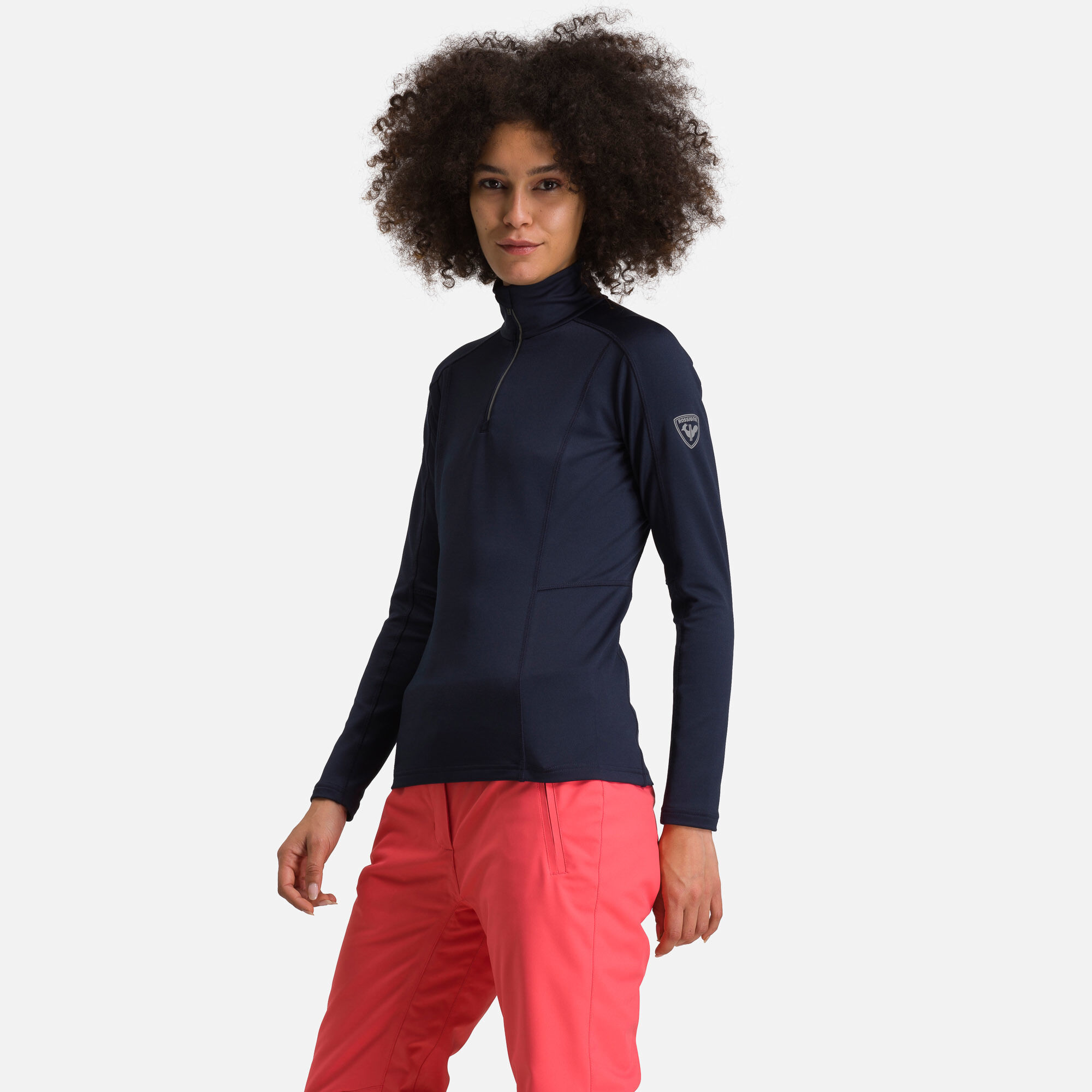 Sous-pull Classique demi-zip Femme