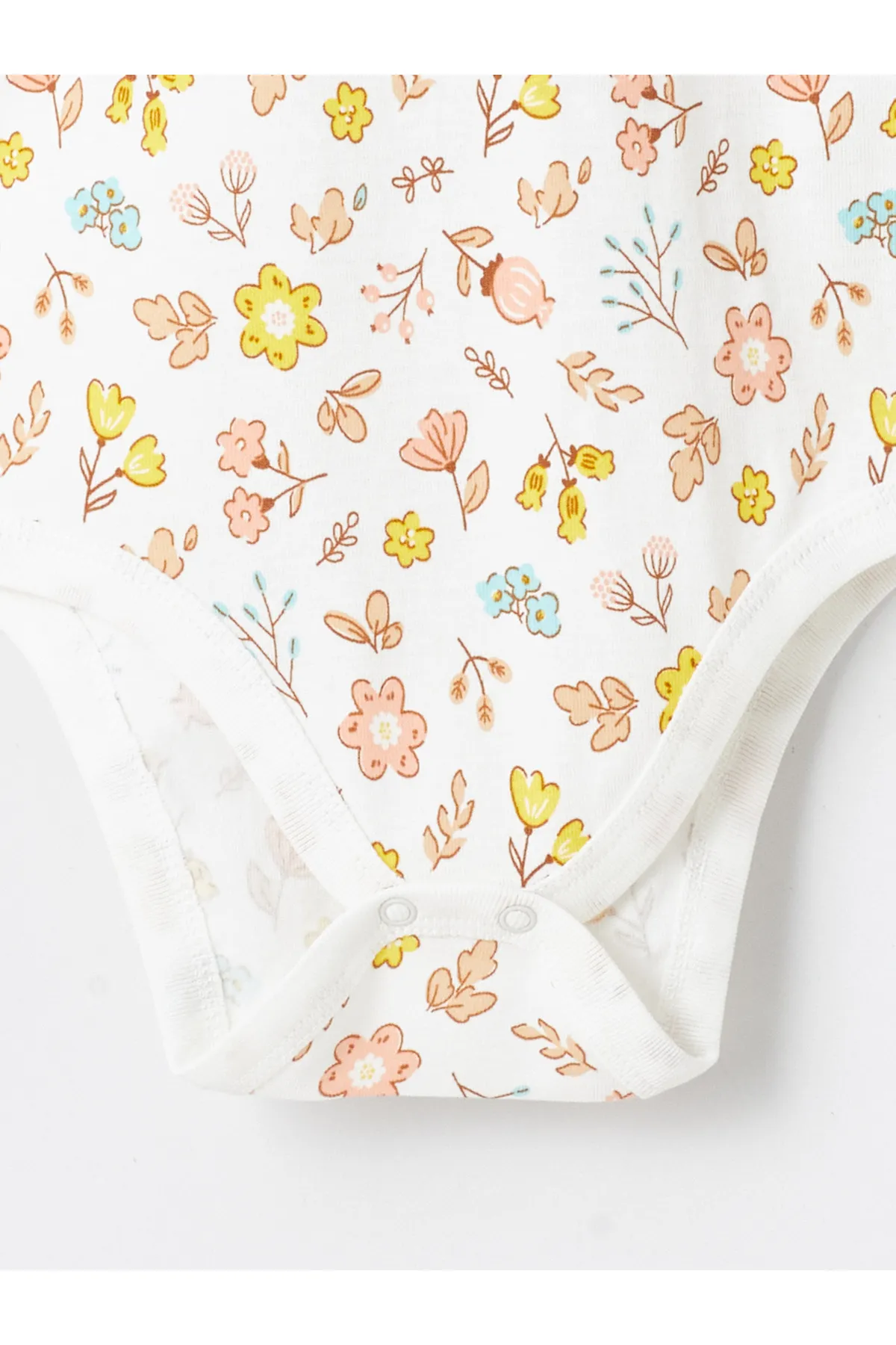 LC Waikiki  Kurzarm-Baby-Body mit Rundhalsausschnitt, 2-teilig