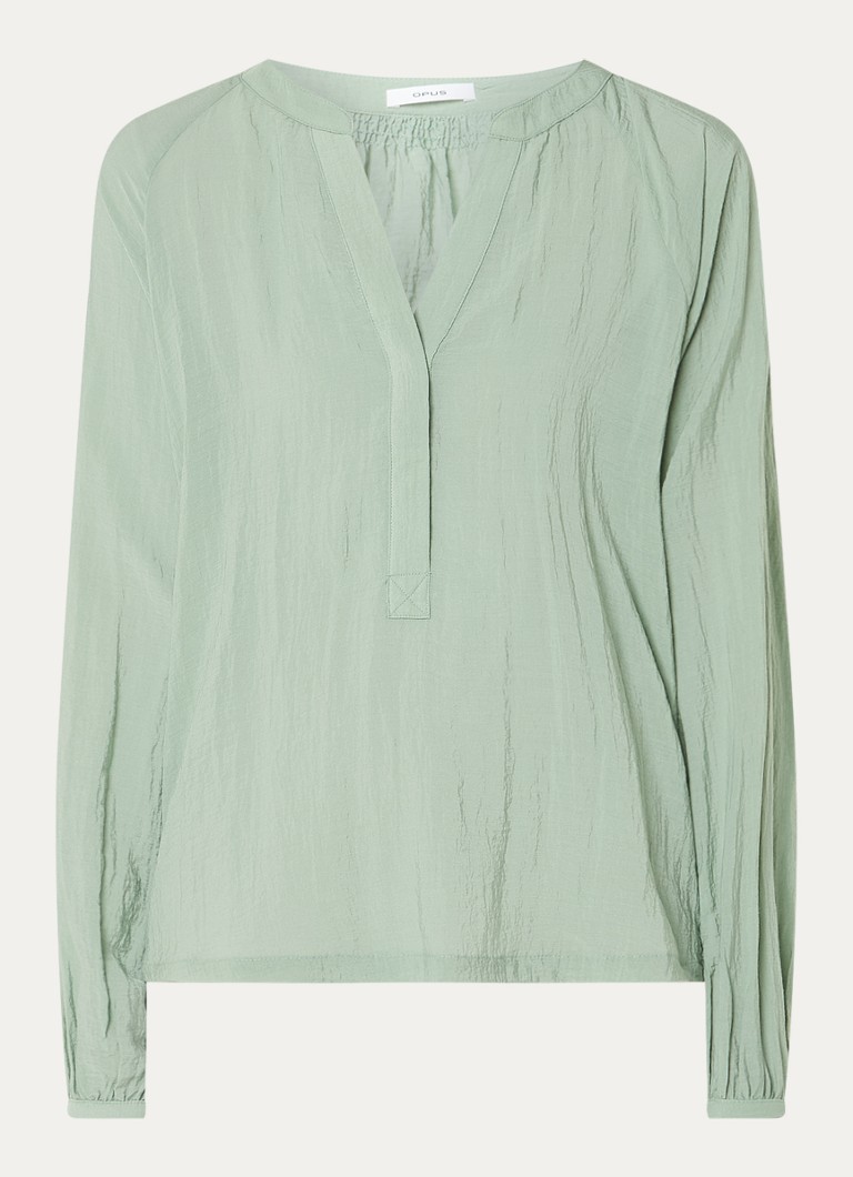 OPUS Frapina tunic with balloon sleeves