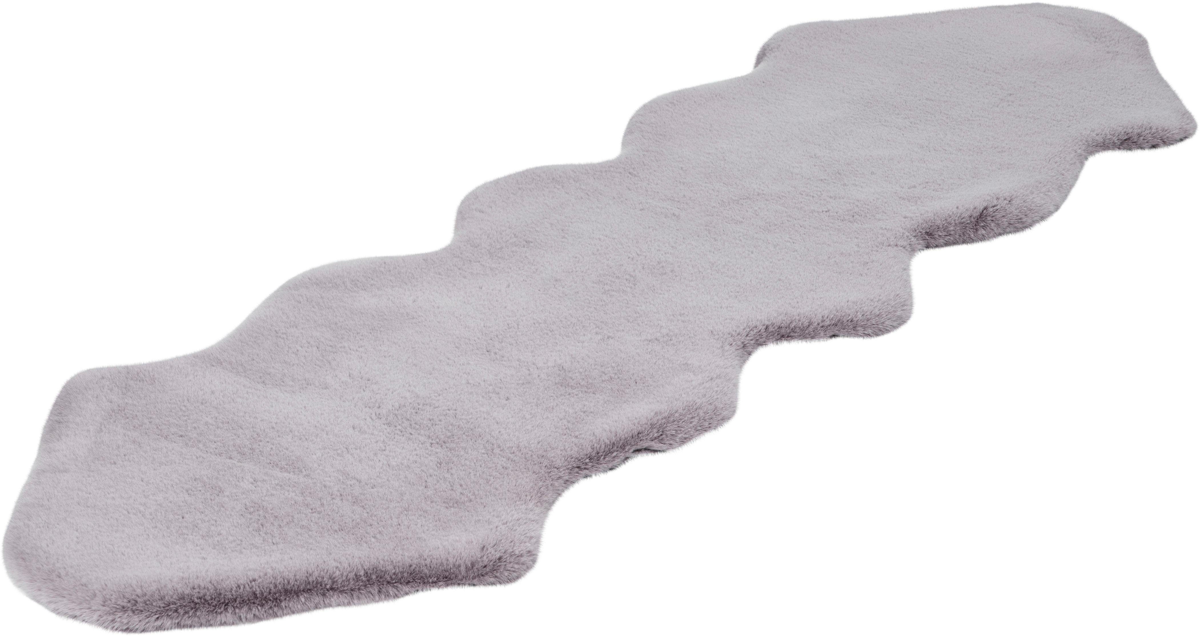 Fellteppich Rabbit 300, Arte Espina, fellförmig, Höhe: 35 mm, Kunstfell, Kaninchenfell-Haptik, supersoft, ideal als Bettvorleger