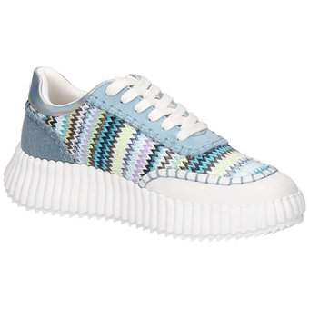 La Strada Plateau Sneaker in blau