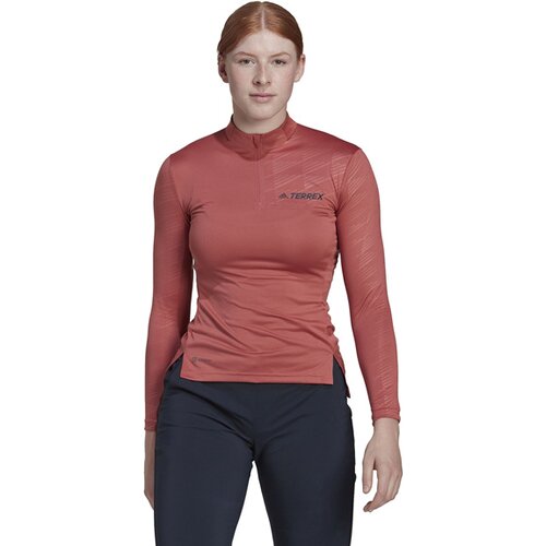 DAMEN SHIRT W MT HALF ZI LS