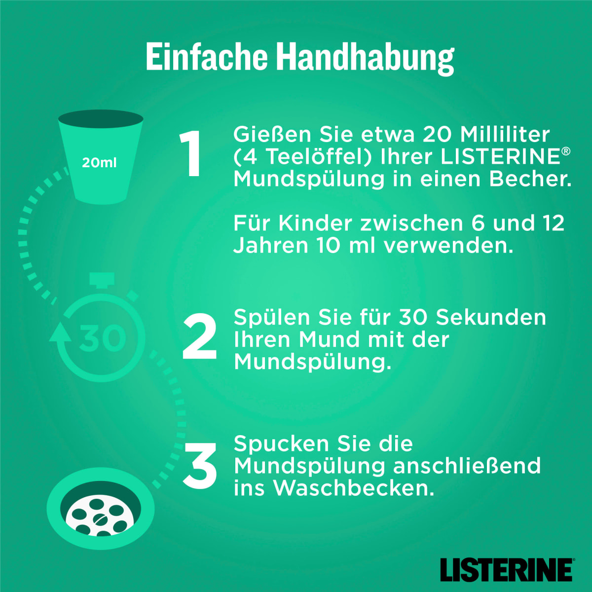 Mundspülung Clean & Fresh, 500 ml