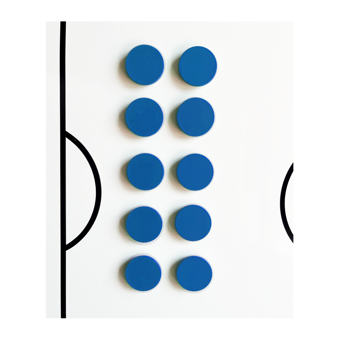 BFP TOP COACH Rundmagnet 10er Set 30mm Blau