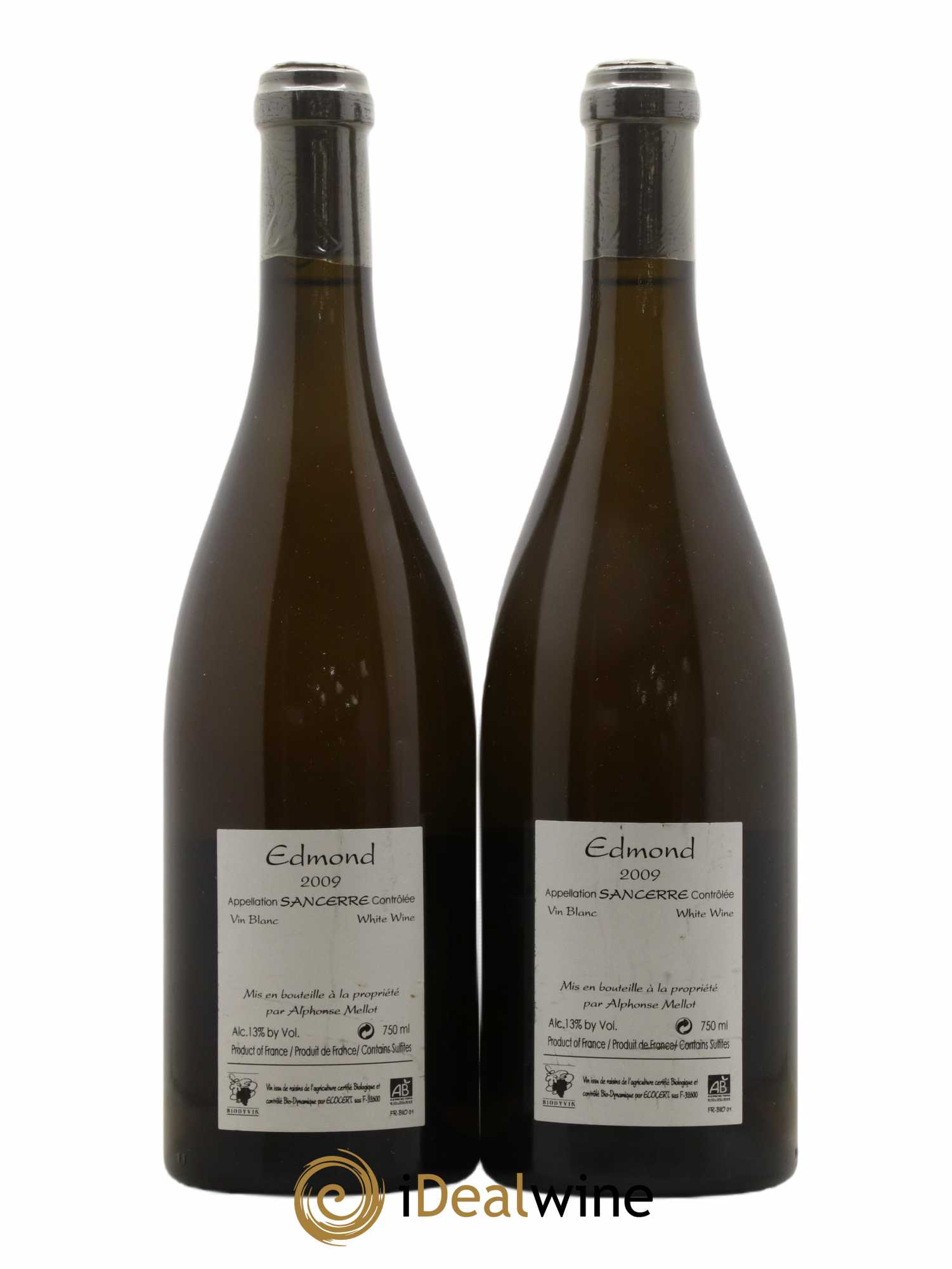 Sancerre Cuvée Edmond Alphonse Mellot  2009 - Lot de 2 Bouteilles