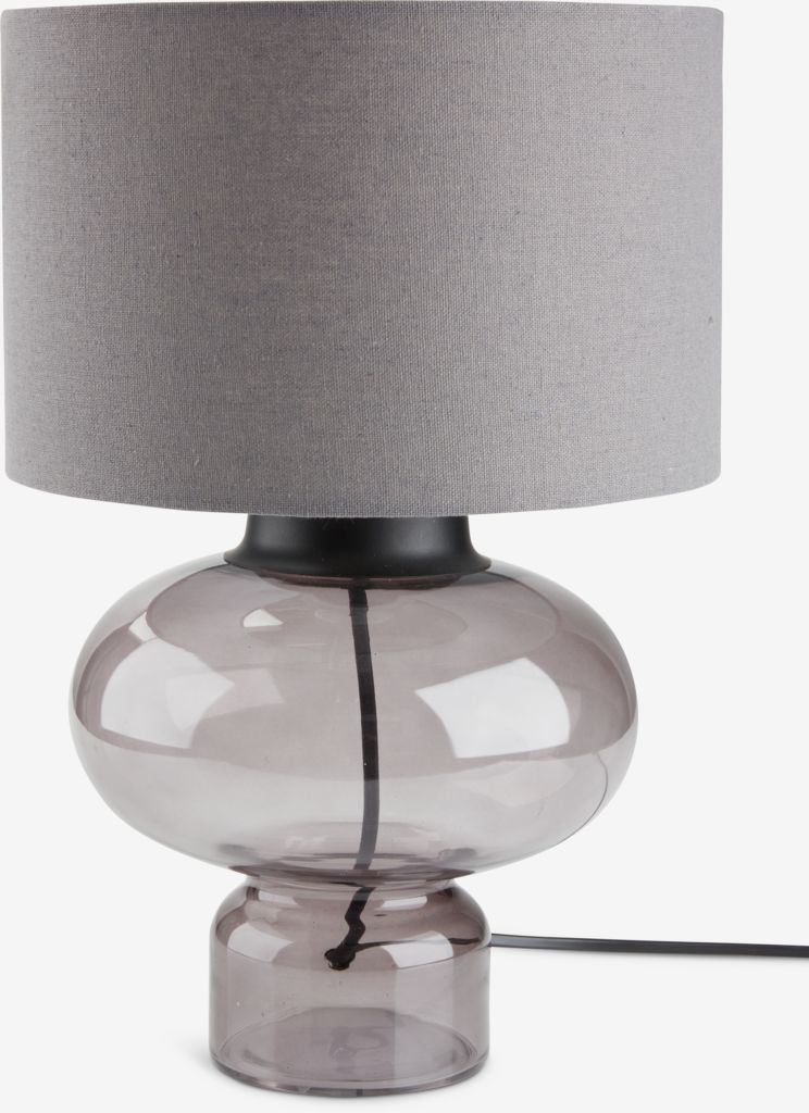 EDMUND EDMUND bordlampe Ø25xH38cm grå