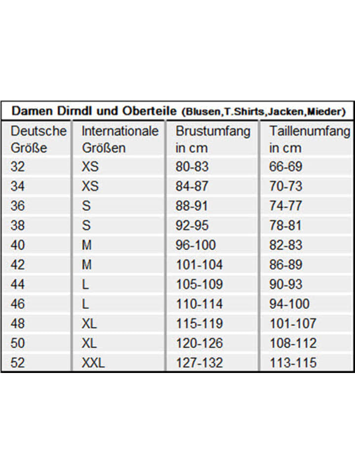 Nübler Dirndlbluse kurzarm Phia in Weiß günstig kaufen
