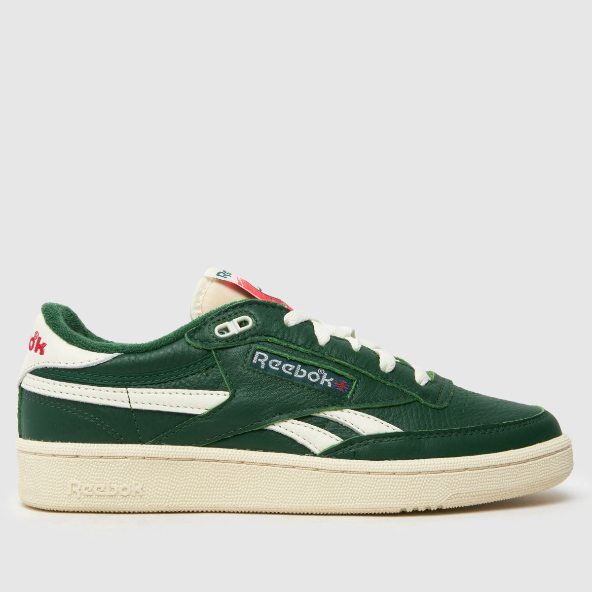 Reebok – Club C Revenge – Mörkgröna vintage-sneakers