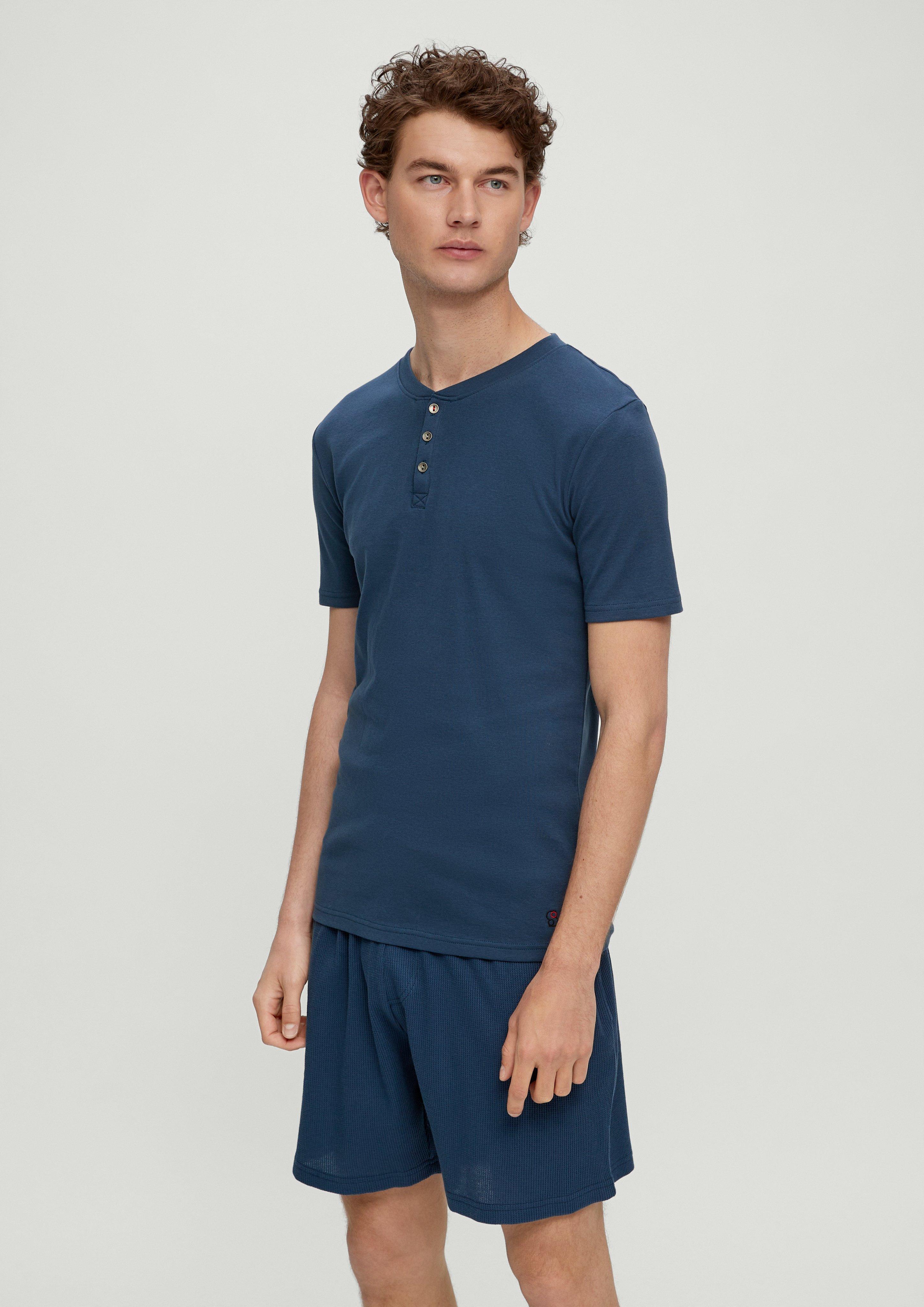 Pyjama-Shirt mit Knopfleiste  6008388-5700