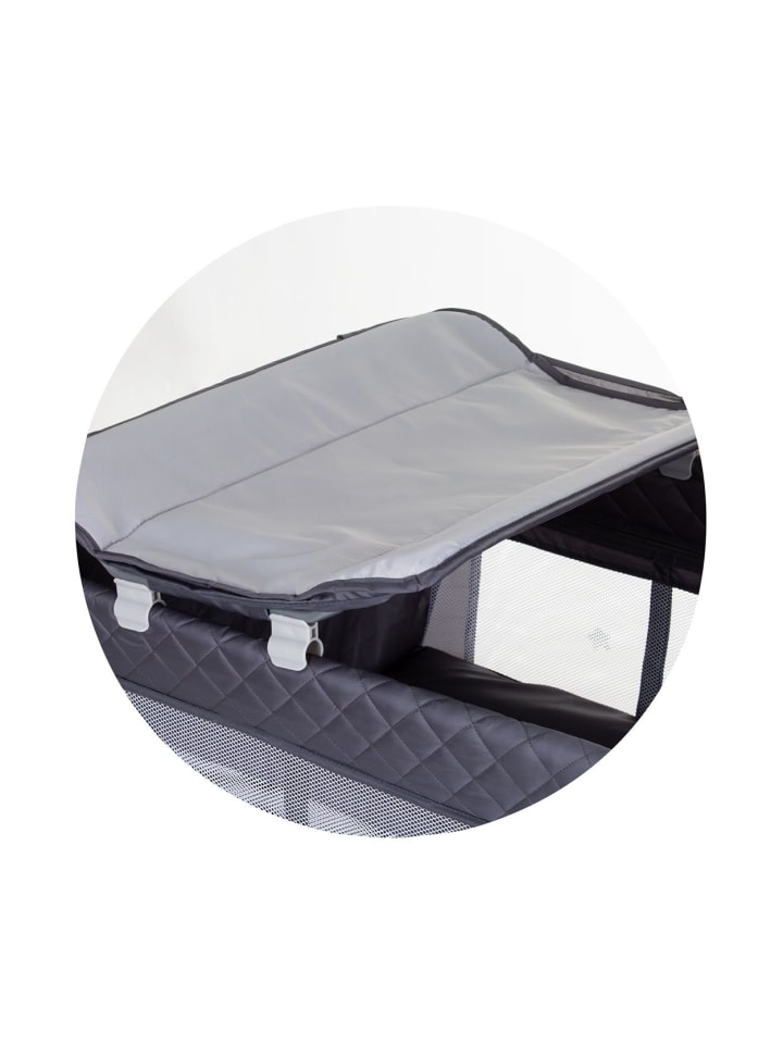 Chipolino Reisebett Luna 2 Ebenen in braun günstig kaufen 60x120 cm