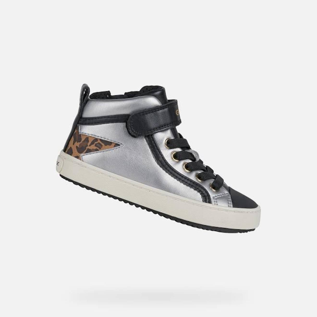 Geox Tennis Baskets basses J KALISPERA Fille gris