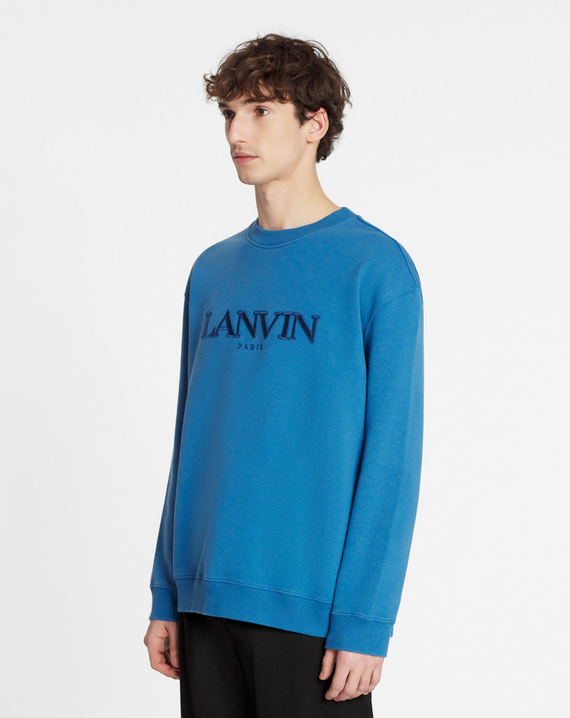SWEAT-SHIRT OVERSIZE BRODÉ LANVIN PARIS