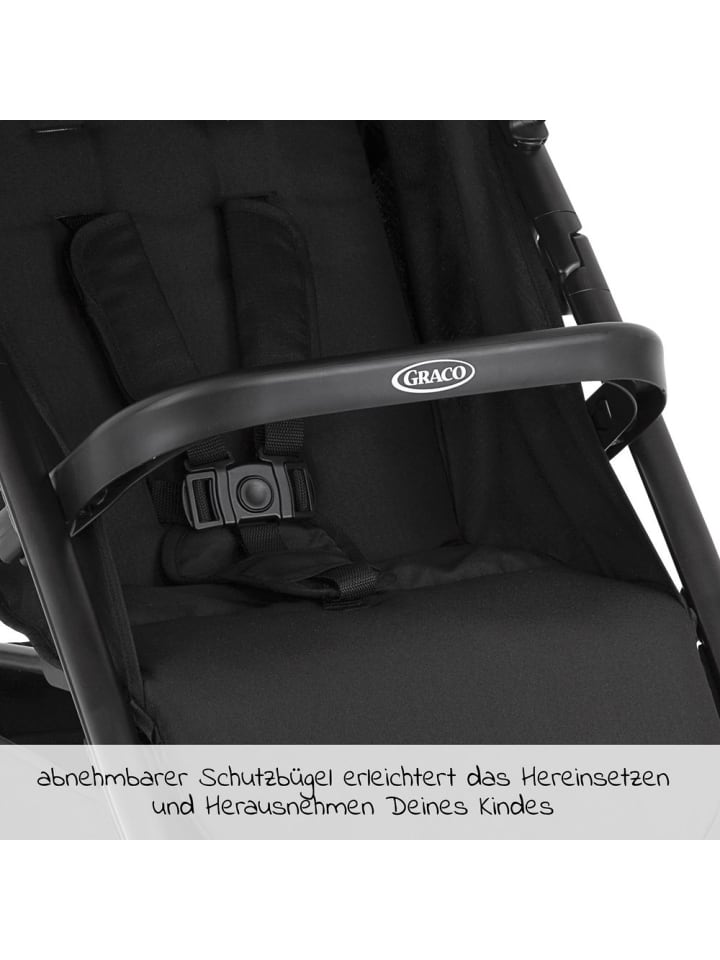 Graco Buggy & Sportwagen Eezefold mit Liegefunktion - Midnight in schwarz günstig kaufen onesize