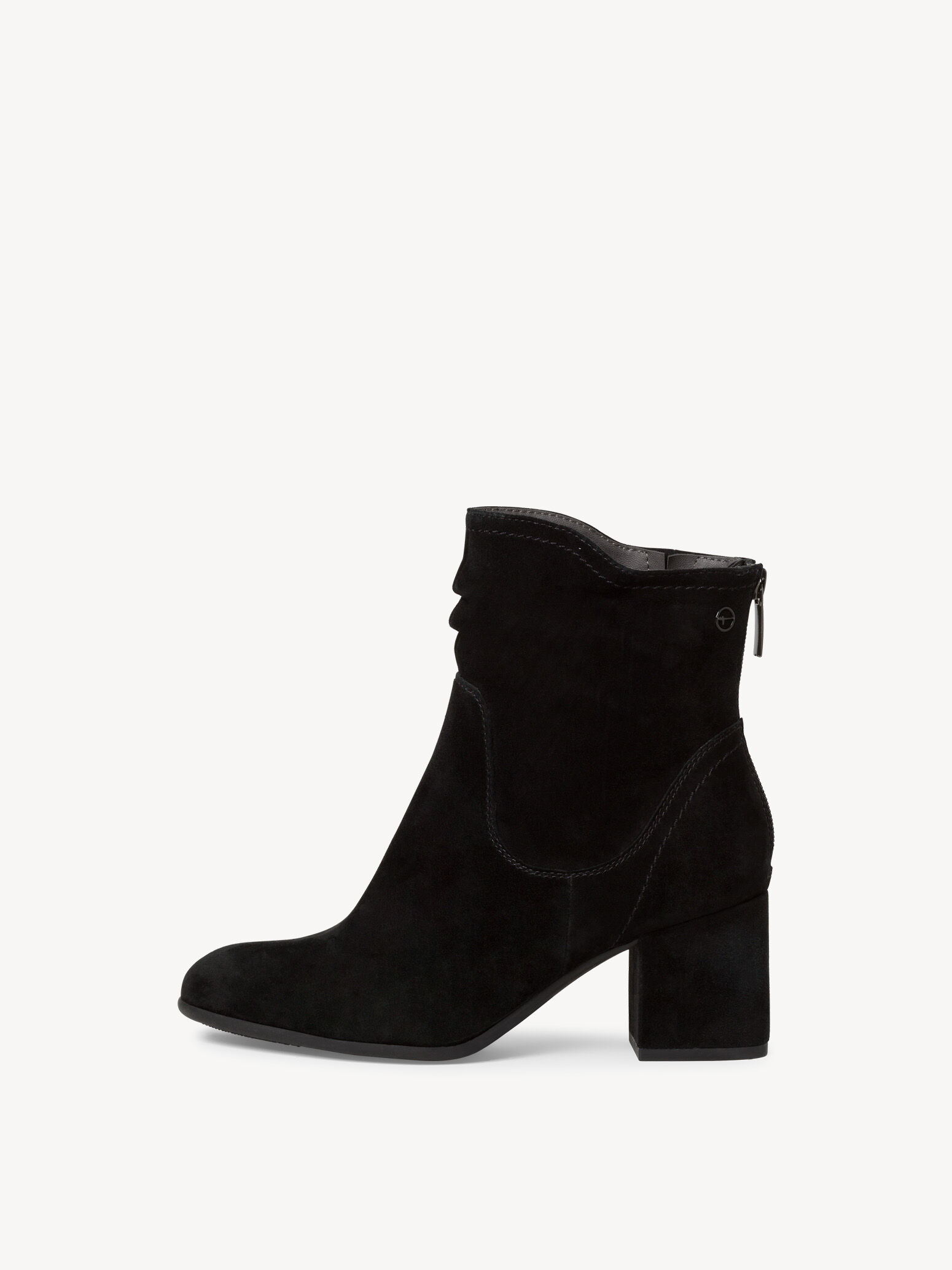 Bottine en cuir - noir