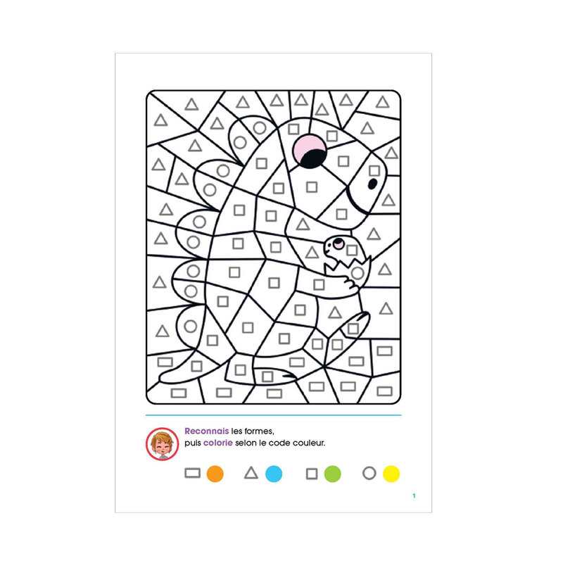 Livre Je rentre en CP, coloriages magiques - Flammarion