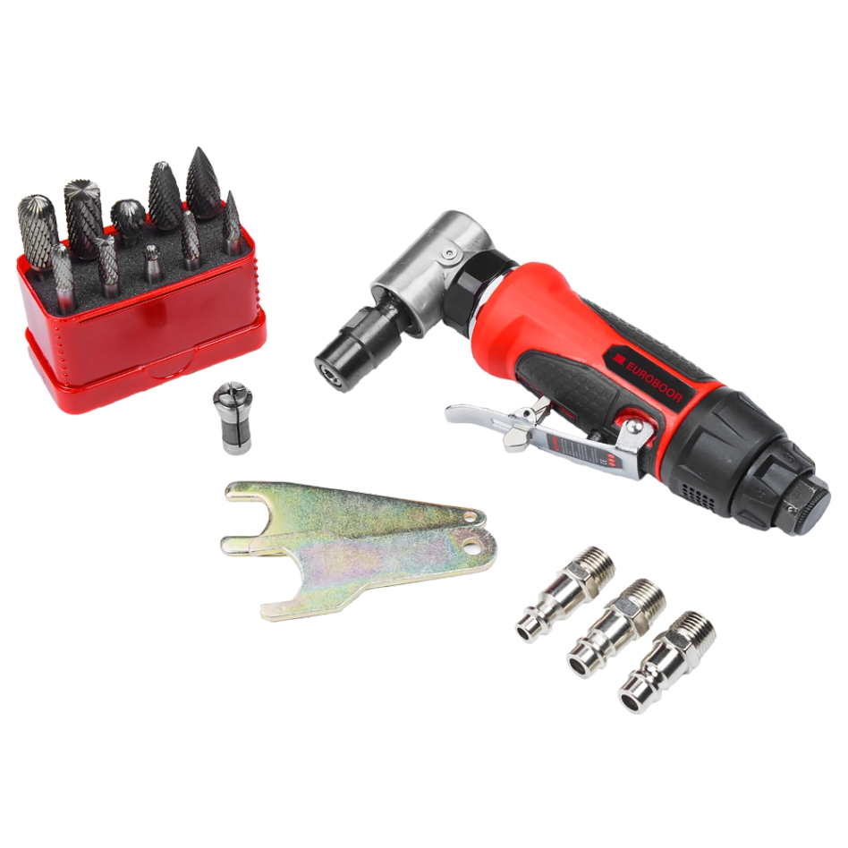 Euroboor 30514200003004 ADG.2A-SET Pneumatisk vinkelslipersett + 10 kuttere
