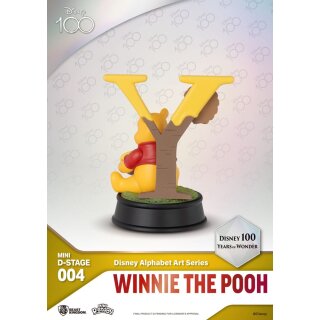 Disney Mini Diorama Stage Statuen 6-er Pack 100 Years of Wonder-Disney Alphabet Art 10 cm