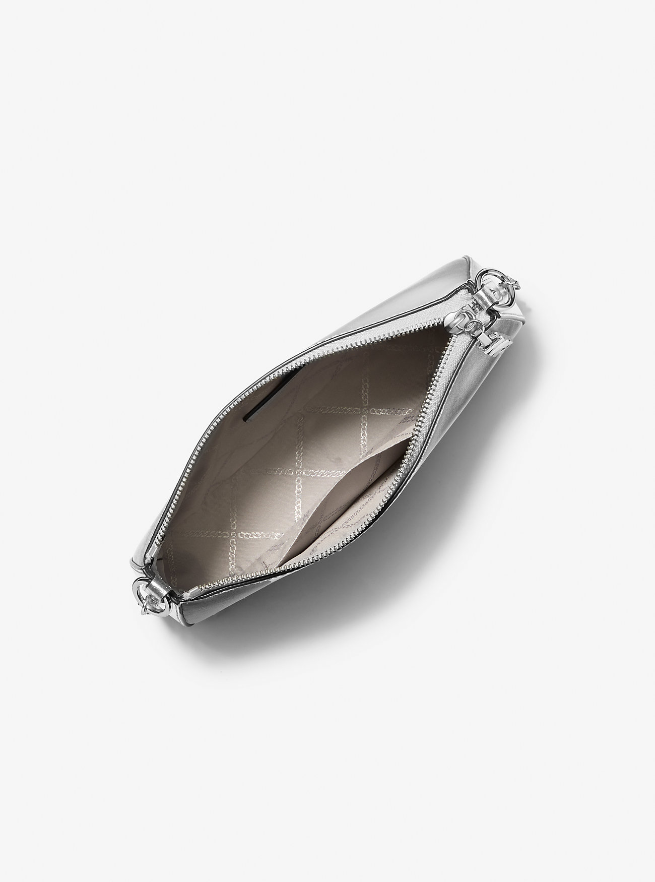 Empire Medium Metallisk Skinnveske - SØLV