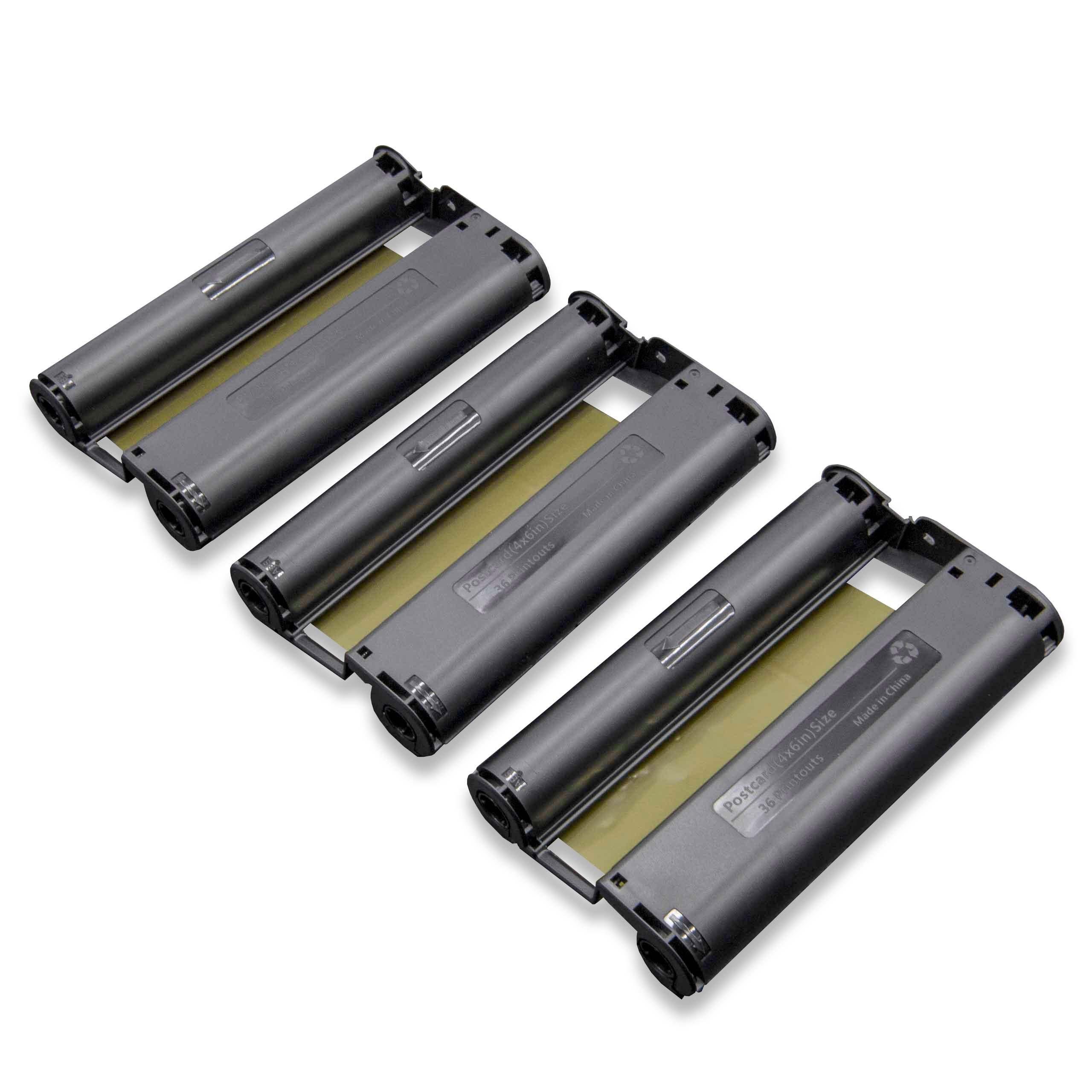 vhbw Tonerkartusche passend für Canon Selphy CP-1200, CP-1000, CP-100, CP-1300, CP-200