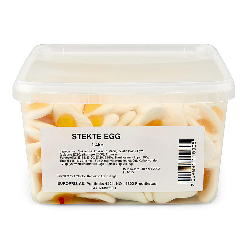 KnallGodt Stekte egg 1,4 kg