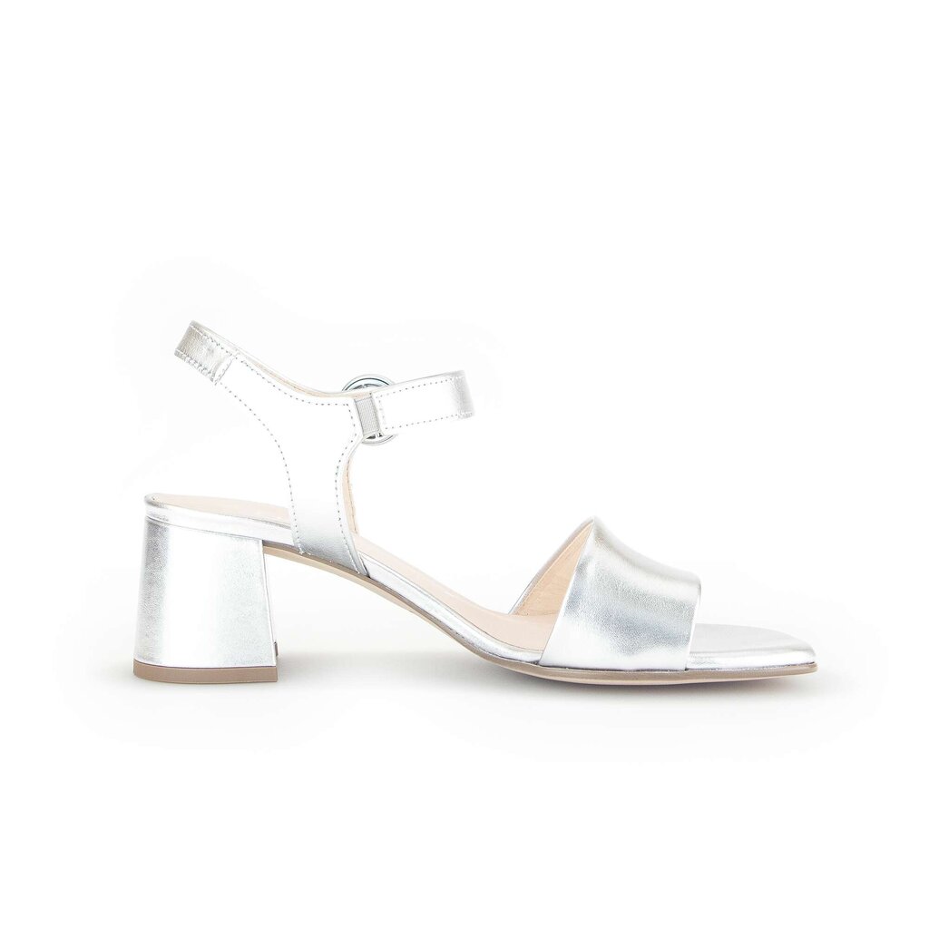 Gabor comfort Riemchensandale silber