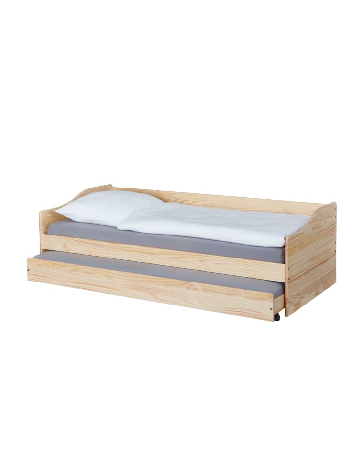 ebuy24 Bett Leonie Holz 207 x 97 cm günstig kaufen onesize
