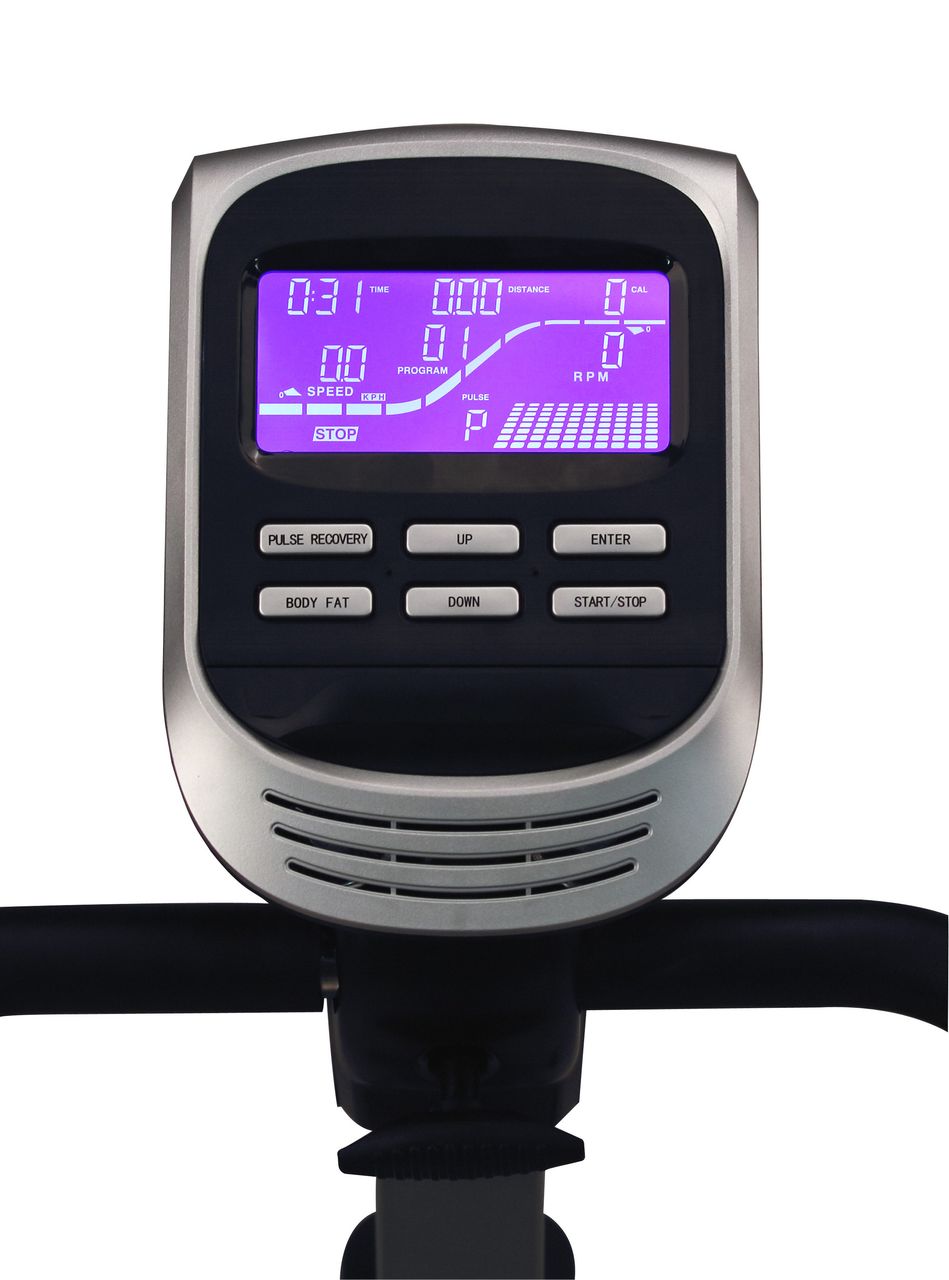 L.A. Sports Body Coach Sitz-Liege-Ergometer Heimtrainer magnetisch Computer mit Bluetooth
