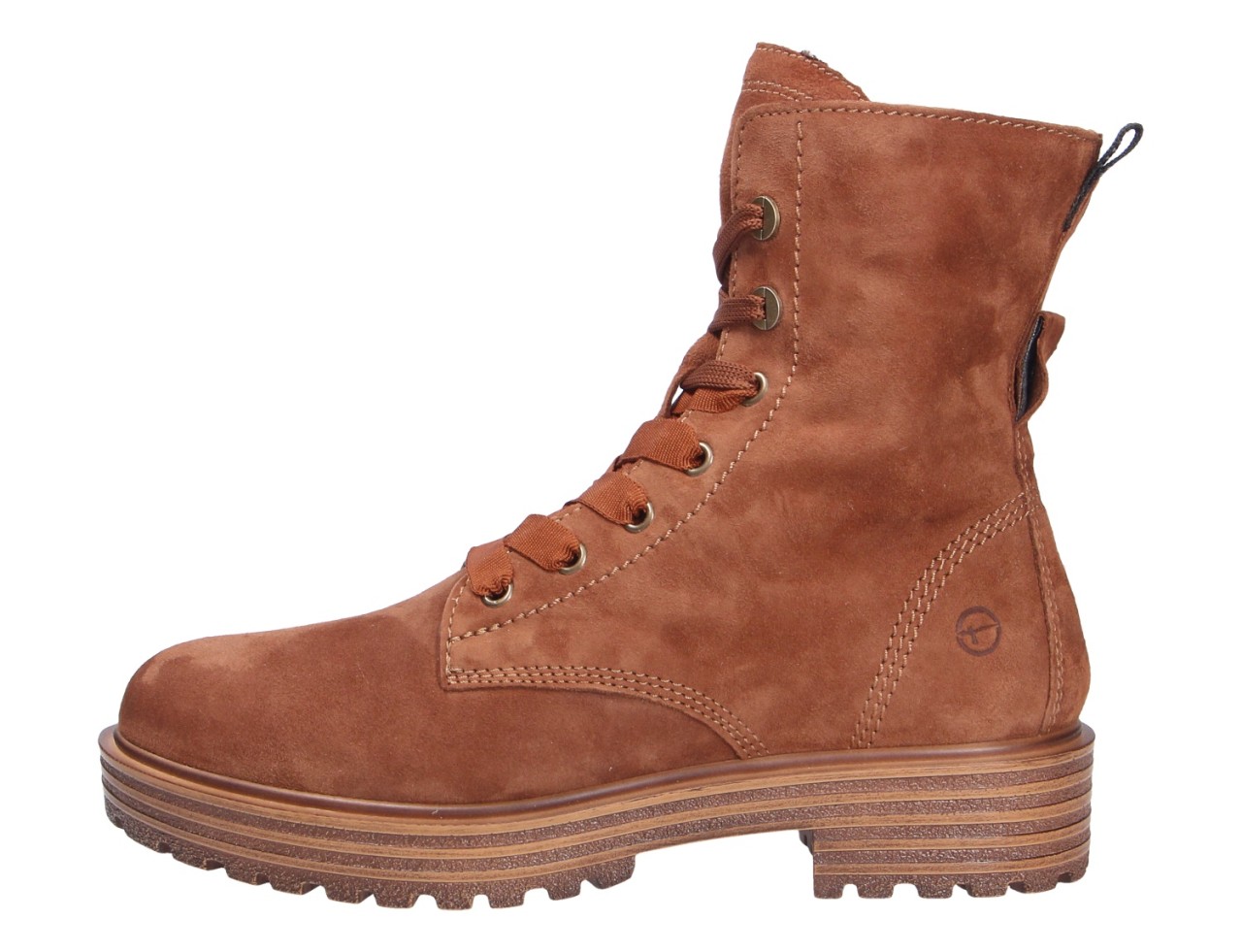 TAMARIS Schnür-Stiefeletten braun Da.-Stiefel