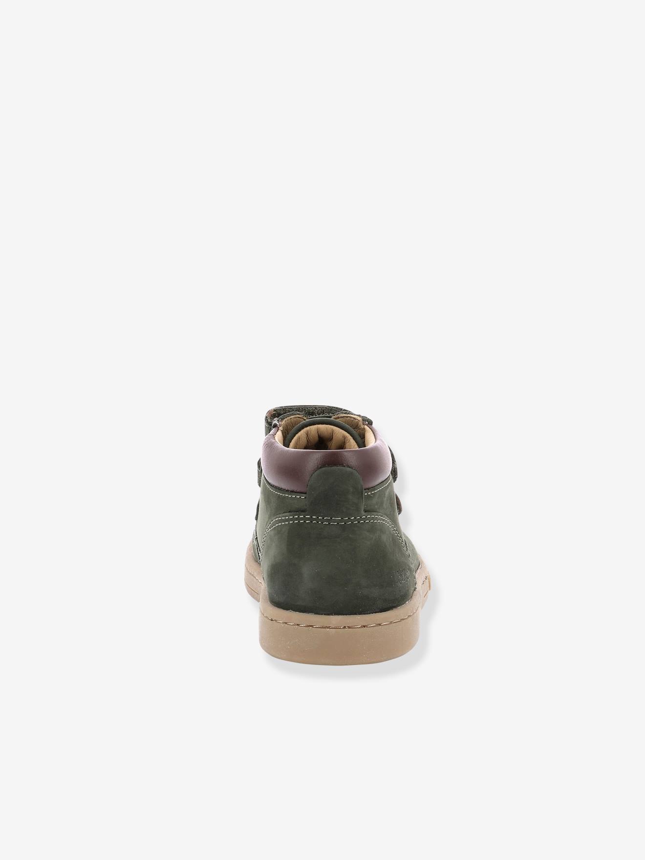 Bottillons bébé garçon Tackeasy KICKERS® kaki