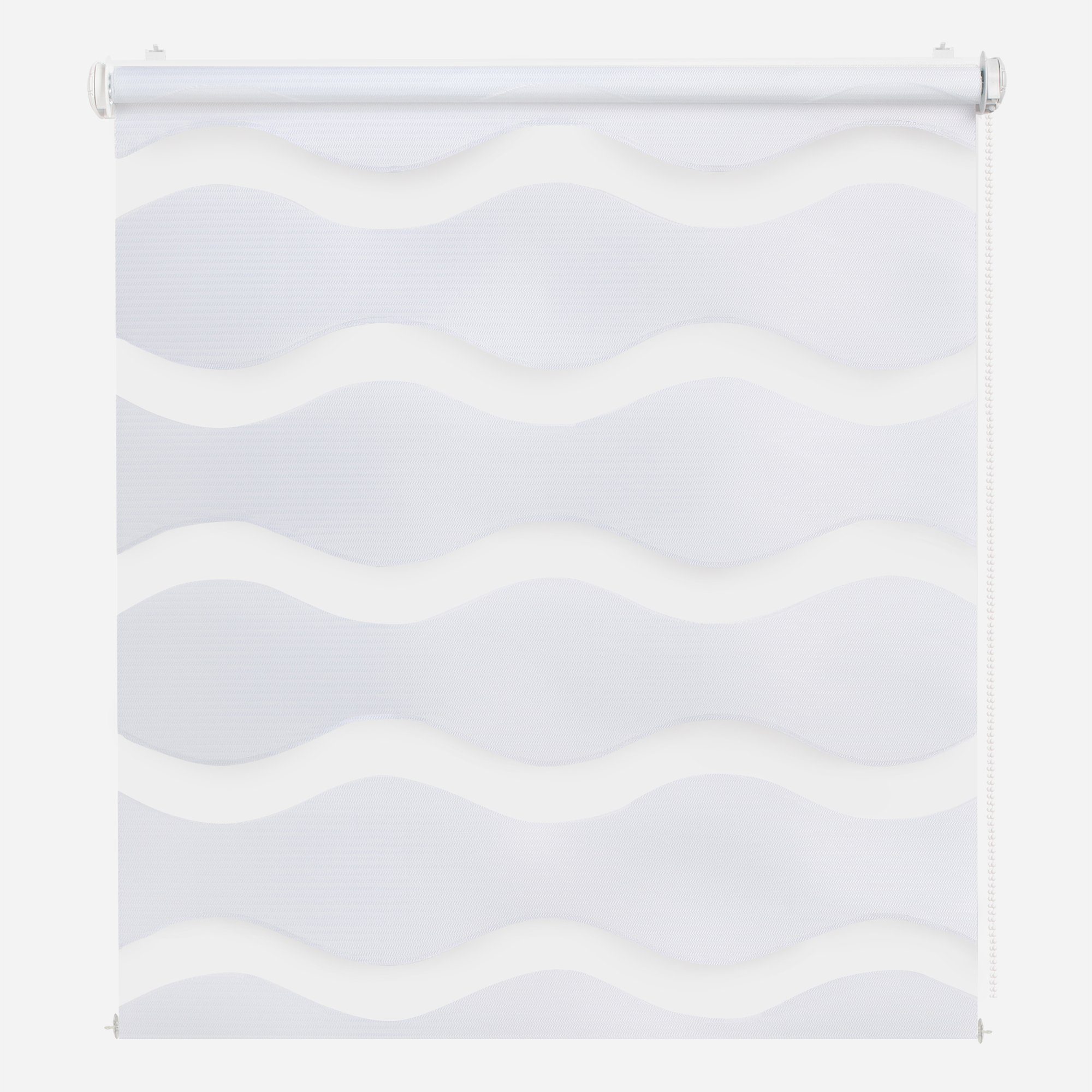 Doppelrollo Fensterrollo WELLE Klemmfixierung, Rikmani, Klemm- oder Schraubmontage