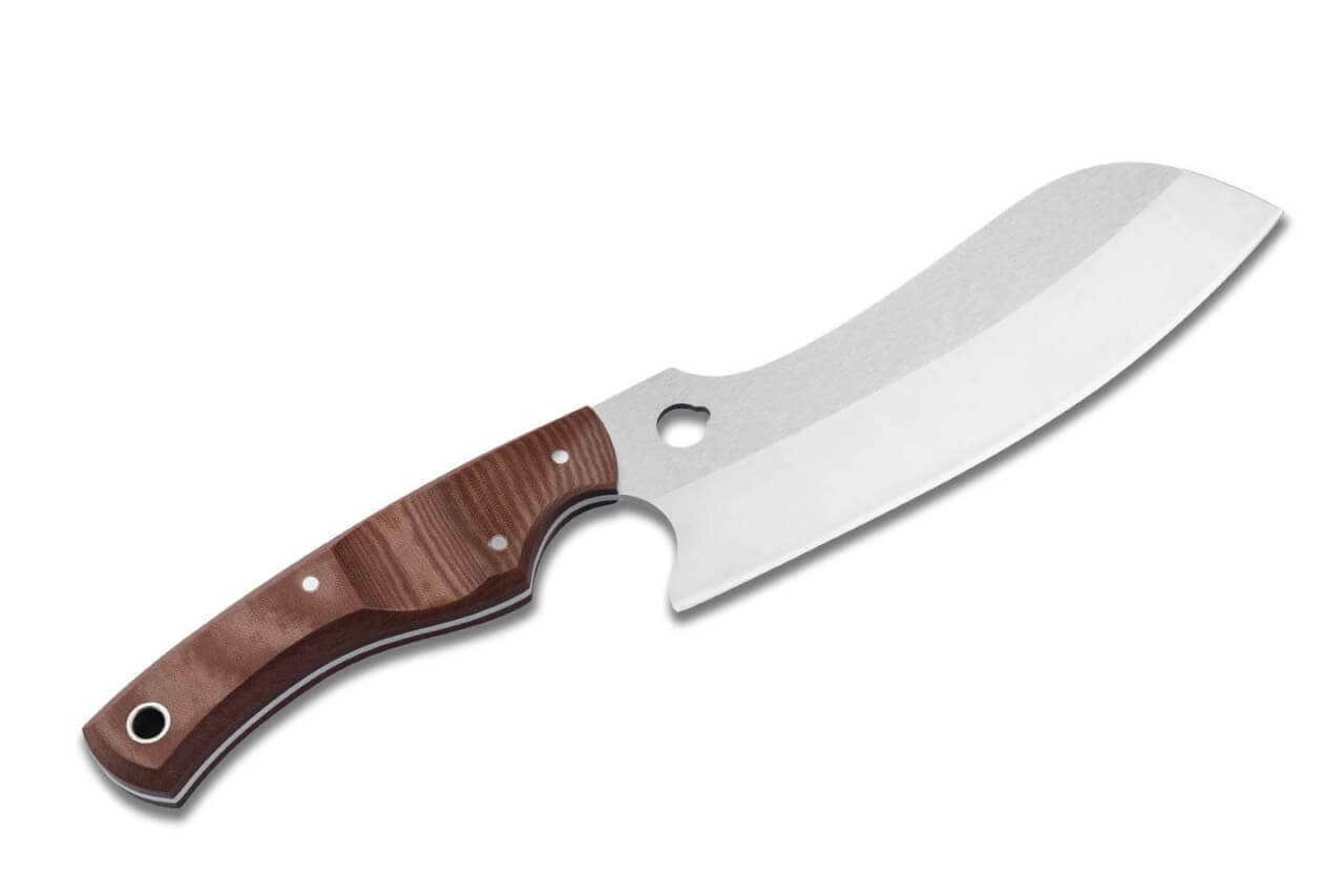 Santoku Micarta Braun