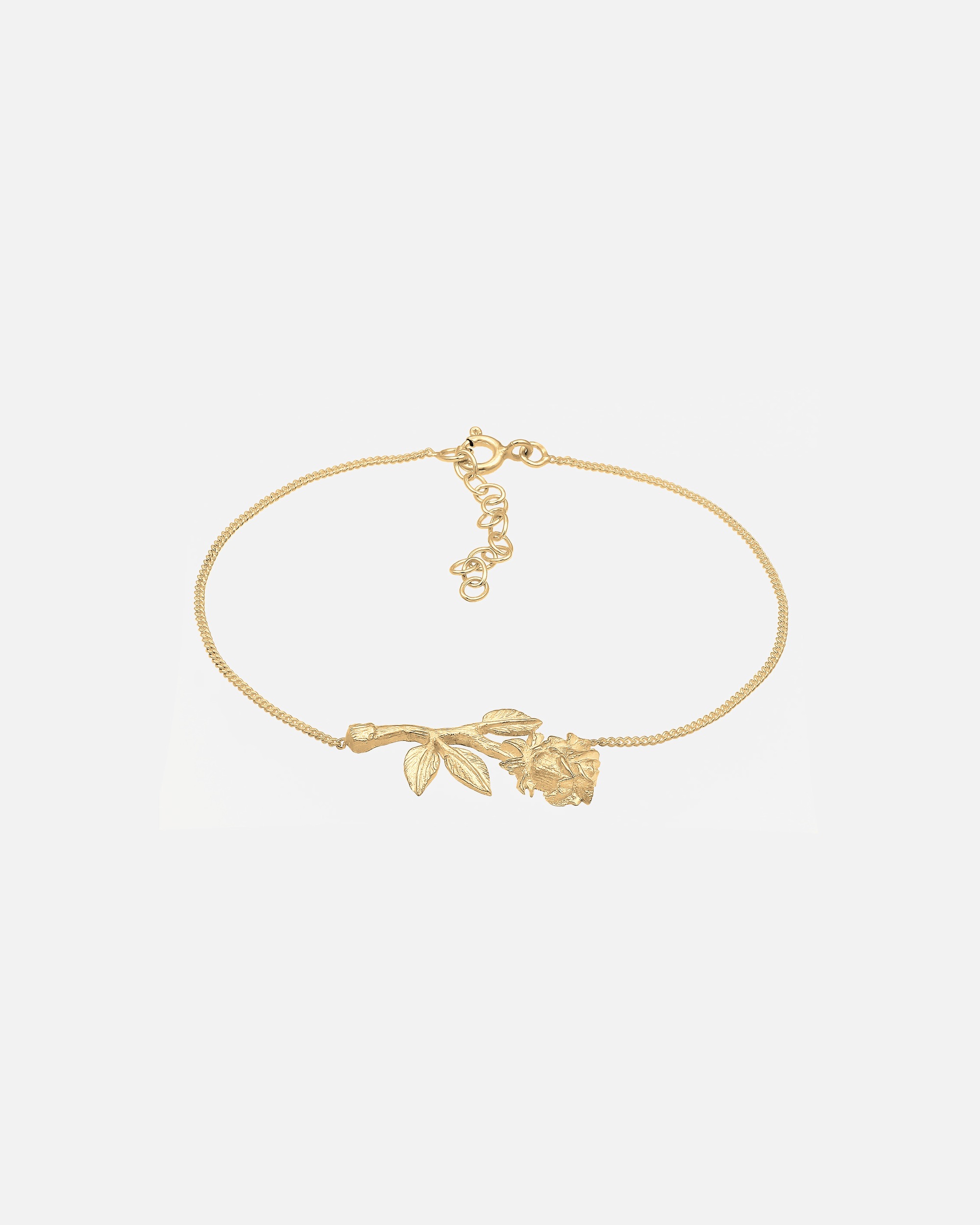 Pulsera con colgante Elli Rose Love para mujer - Plata (925/1000)