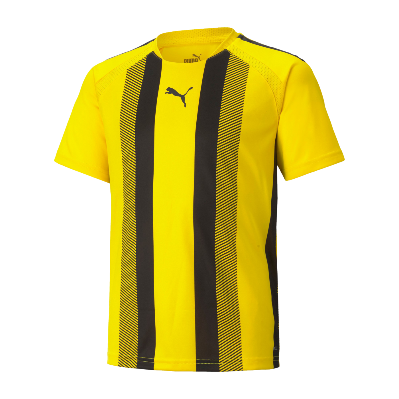 PUMA teamLIGA Striped Trikot Kids Gelb Schwarz F07
