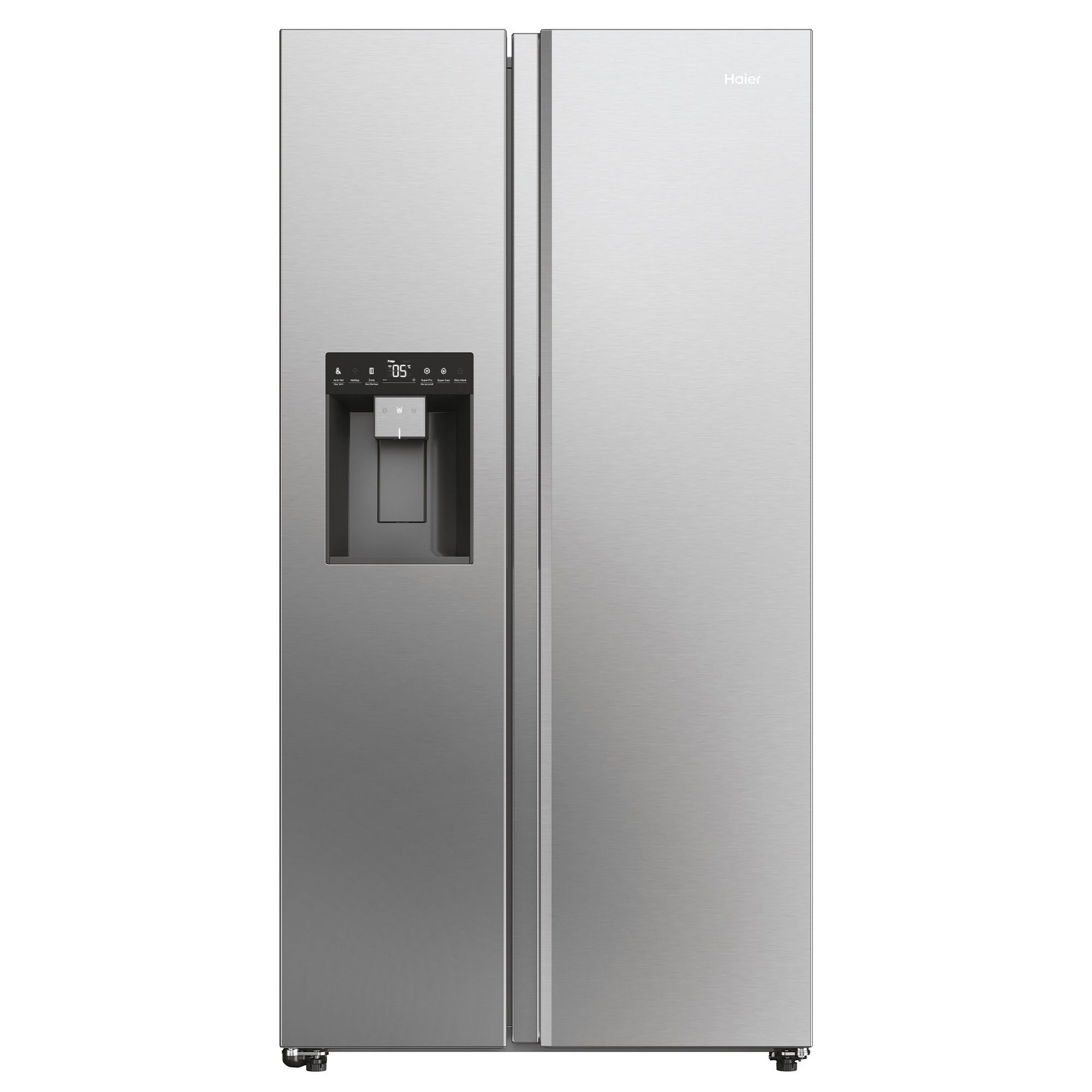 Haier Side-by-Side HSW59F18DIMM, 177,5 cm hoch, 90,5 cm breit, LED Licht, hOn-App, WIFI, Total No Frost, Wasser/Eiswürfeldispenser