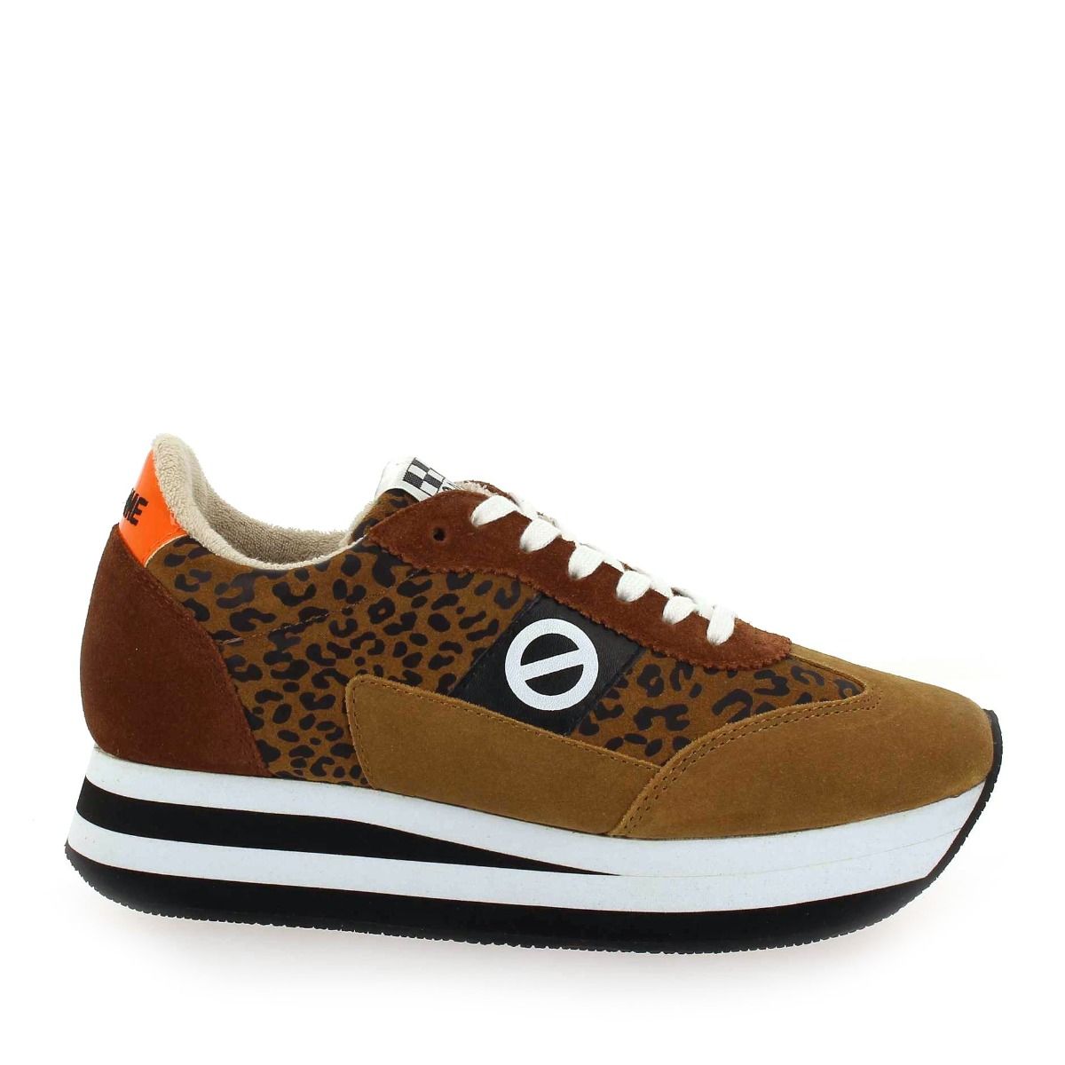 No Name  FLEX M JOGGER SUEDE LEO - Camel Marron
